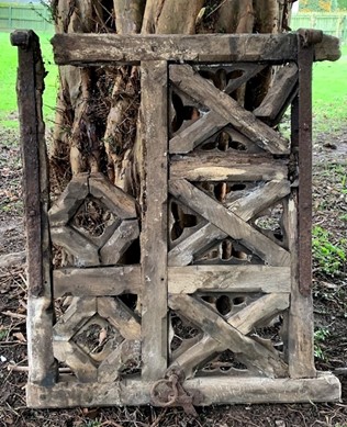 the old porch gate