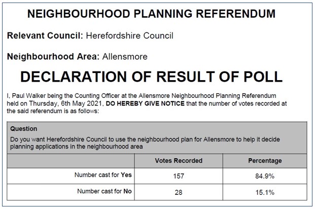 NDP Referendum result – a resounding YES!